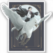 Sticker Vol Anime HARRY POTTER™ avec Buckbeak (Devant)