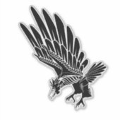 Sticker Vol de l'aigle Noir (Devant)