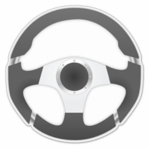 Sticker volant de voiture sport