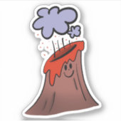 Sticker Volcan (Devant)
