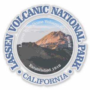 Sticker Volcanique de Lassen (NP2)