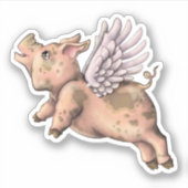 Sticker Voler des porcs (Devant)