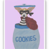 Sticker Voleur de biscuits Chihuahua (Recto)