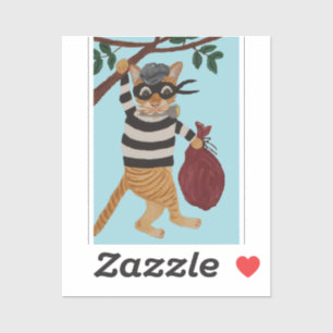Sticker Voleuse de chats