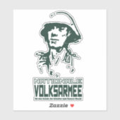 Sticker Volksarmee national (Feuille)