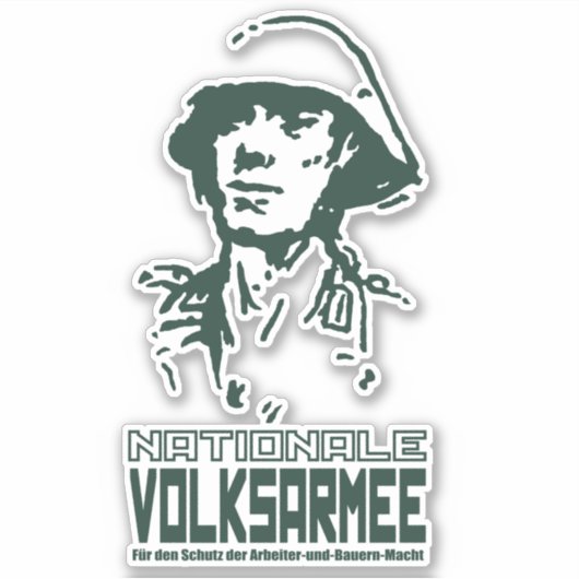Sticker Volksarmee national (Devant)
