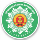 STICKER VOLKSPOLIZEI (Devant)
