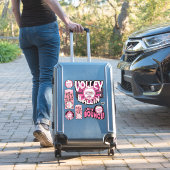 Sticker Volleyball rose (Valise Insitu)