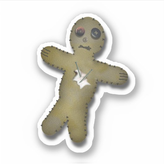 Sticker Voodoo Anti Valentine's Day (Devant)