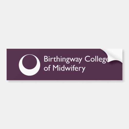 Sticker voor Birthingway (Voorkant)