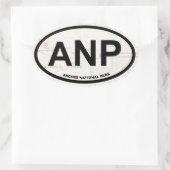 Sticker voor boogtoewijzing (zwarte tekst) (Tas)