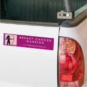 Sticker voor borstkanker strijder (Op Truck)