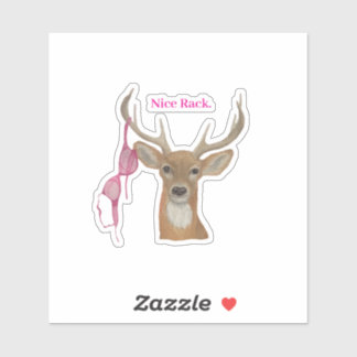 Sticker voor borstkankerbewustzijn