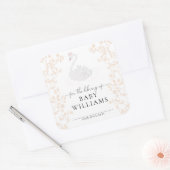 Sticker voor de bibliotheek van de Zwanenprinses (Envelop)