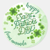 sticker voor de klassieke ronde van st patrick (Voorkant)