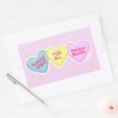 Sticker voor de mensenrechten (Envelop)