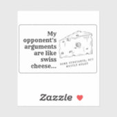 Sticker voor debaters (Vel)