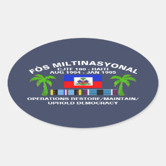 Sticker voor democratie handhaven