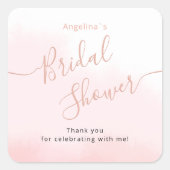 Sticker voor een bruidsfeest. (Voorkant)