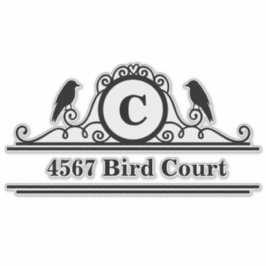 Sticker voor gepersonaliseerde e-mailboxadressen