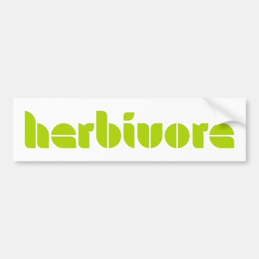 Sticker voor herbivoor (Voorkant)