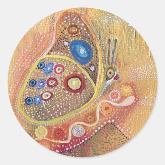 Sticker voor het schilderen van vlinten (Voorkant)