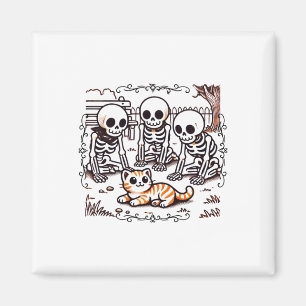 Sticker voor het verzamelen van skeletten Magneet