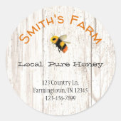 Sticker voor honinghoning van Waterverf (Voorkant)