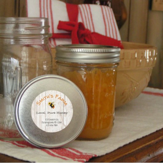 Sticker voor honinghoning van Waterverf