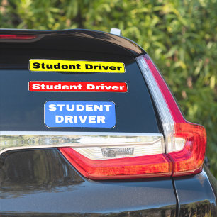 Sticker voor Leerling-Bestuurder (Nieuwe Automobil