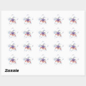 Sticker voor Monster Bash in de Wolken verjaardags (Vel)