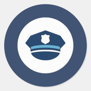 Sticker voor politiepet