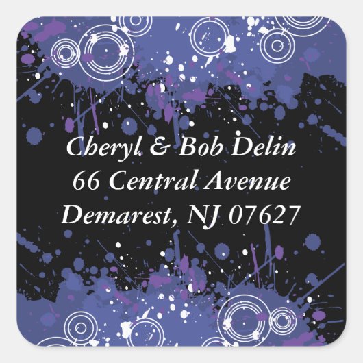 sticker voor RSVP-envelop (Voorkant)