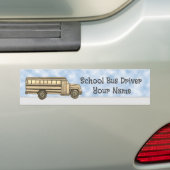 Sticker voor schoolbuschauffeur (Op auto)