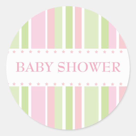 Sticker voor sterren en strips (roze-groen) (Voorkant)