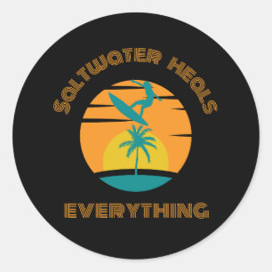 sticker voor surven liefhebber