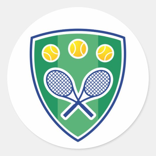 Sticker voor tennissers (Voorkant)