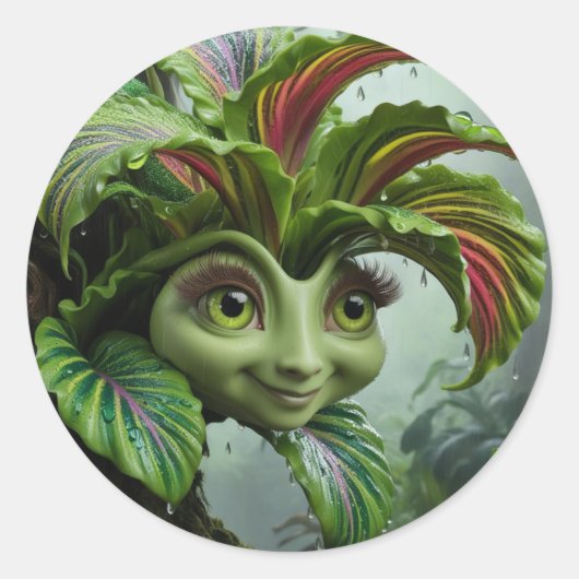 Sticker voor tropisch ontwerp (Voorkant)