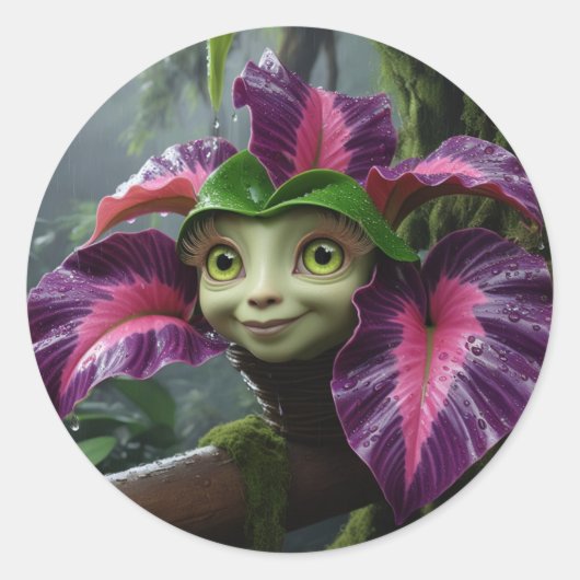 Sticker voor tropisch ontwerp (Voorkant)