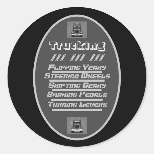 Sticker voor Truckers (Voorkant)