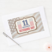  sticker voor Veteranendag (Envelop)