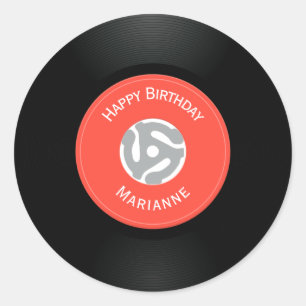  Sticker voor vinylrecord
