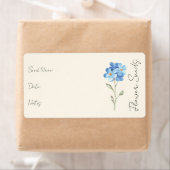 Sticker voor zaadpakket | Flower Seed Packet Label (Insitu)