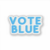 Sticker Vote bleu (Devant)