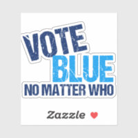 Vote Bleu Peu Importe Qui Parti Démocratique