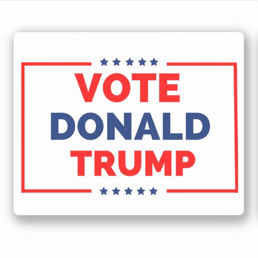 Sticker Vote Donald Trump 2024 (Devant)