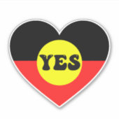 Sticker Vote Oui À La Voix - Voix Indigène (Devant)