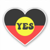 Sticker Vote Oui À La Voix - Voix Indigène (Devant)