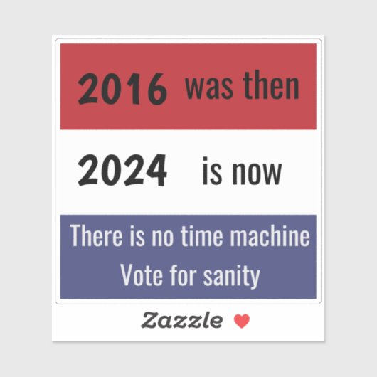 Sticker Vote pour Sanity (Feuille)