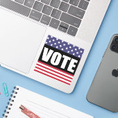 STICKER VOTER (Ordinateur portable avec iPhone)